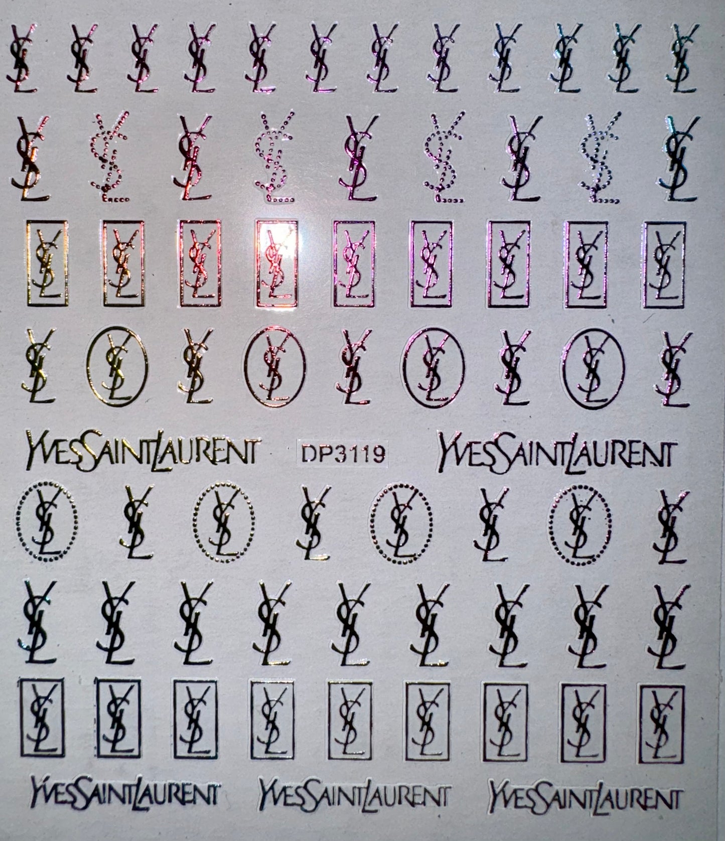 DESIGNER STICKER - YSL