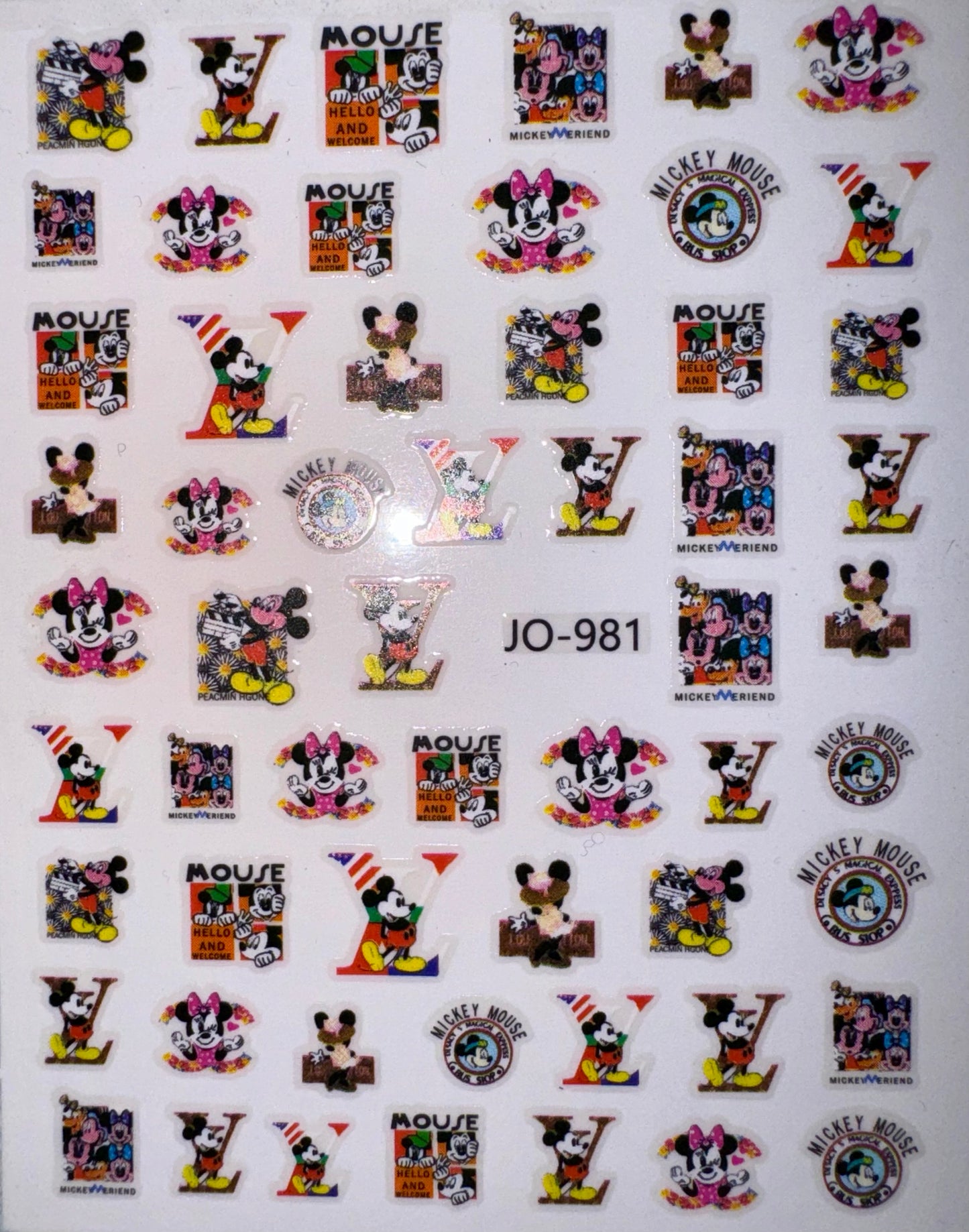 DESIGNER STICKER - MICKEY MOUSE LV & CHANEL