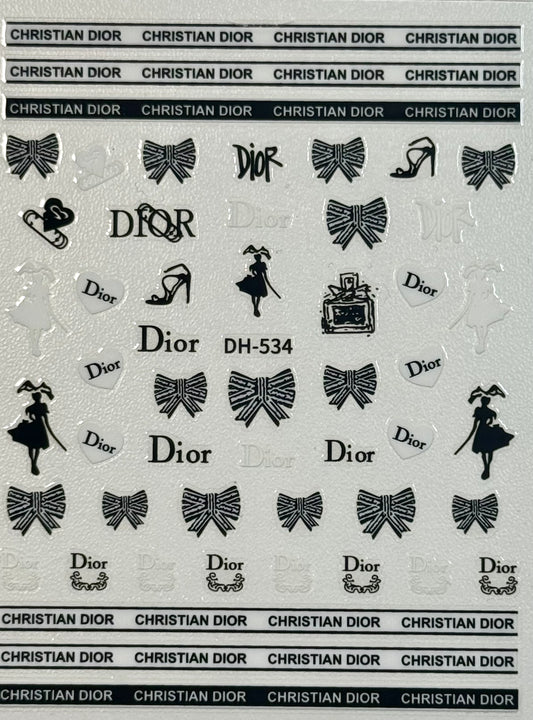 DESIGNER STICKER - DIOR, CHRISTIAN DIOR