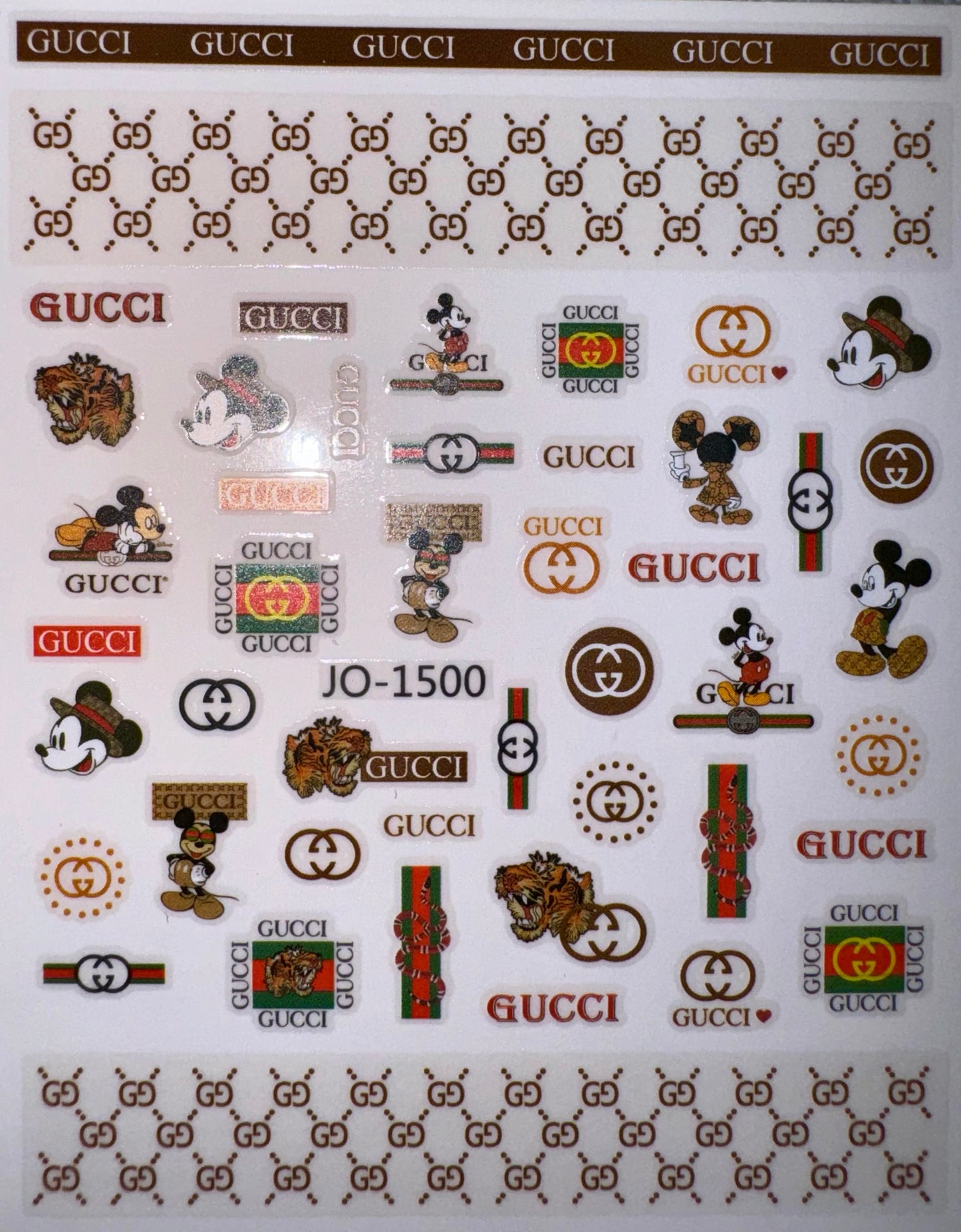 DESIGNER STICKER - MICKEY MOUSE GUCCI