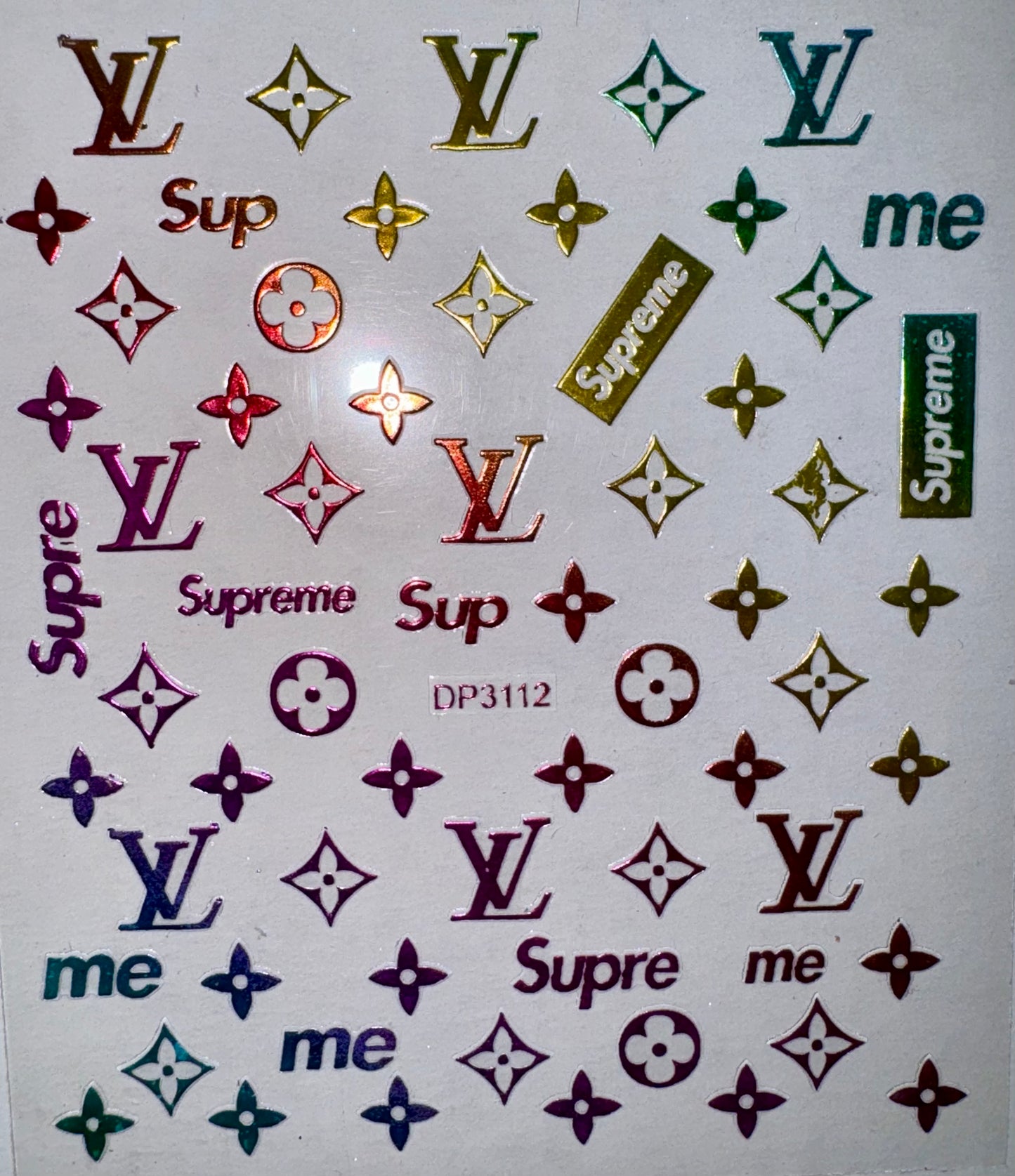 DESIGNER STICKER - LV & SUPREME