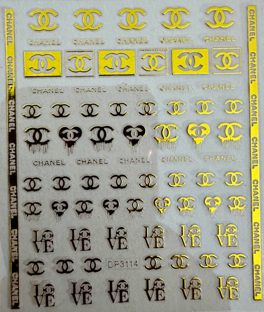 DESIGNER STICKER - CHANEL