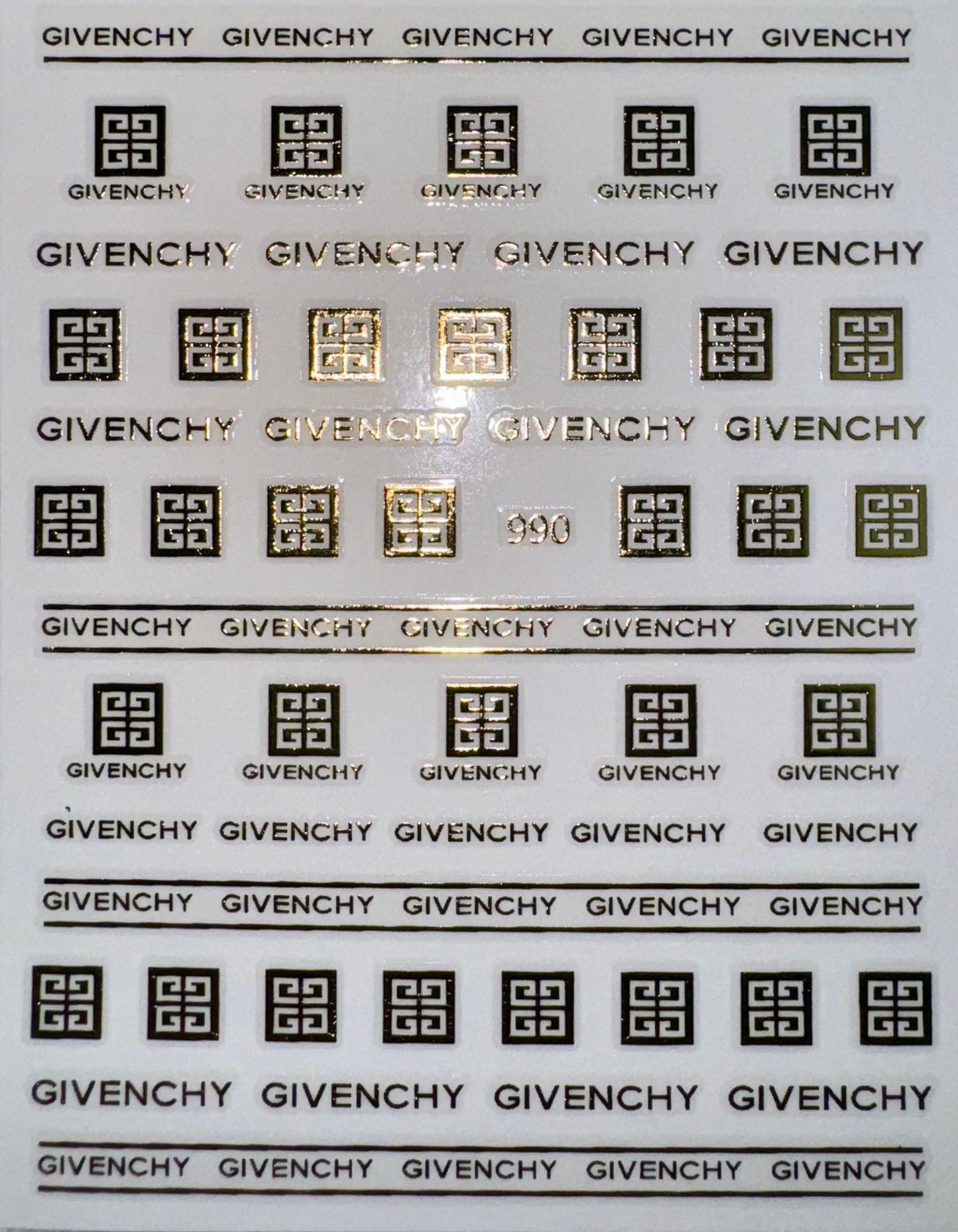 DESIGNER STICKER - GIVENCHY